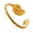 C, variant on Gold Cuff Bracelets for Women Vintage Flower Butterfly Sun Seashell Boho Bangles Wide Open Cuff Bracelet Jewelry for Her