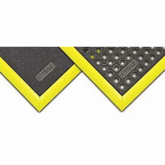 Notrax Ramp Edge, 2 in W x Nitrile Rubber, Yellow 551F0005YL