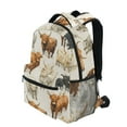 thumbnail image 3 of ALAZA Stylish Backpack Highland Cows Elementary Bookbag Personalized Laptop School Bags Travel Daypack, 3 of 6