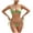 Army Green, variant on Women's Bikini Swimsuits 2 Piece High Cut Bathing Suits Belt Swimwear Crystal Vacation Swim Green S