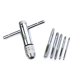 thumbnail image 4 of unbranded 6Ud T Handle Tap Wrench De Acero Resistente Para Uso En Maquinaria Y Muebles, 4 of 8