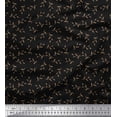 thumbnail image 1 of Soimoi polyester Crepe Fabric Artistic Leaves Decor Fabric Printed Yard 42 Inch Wide, 1 of 5