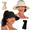 2pack-black/Beige, variant on Women's Sun Visor Hats Wide Brim Straw Beach Hat Ponytail Hats for Women Foldable Floppy