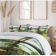 thumbnail image 6 of Ambesonne Vintage Duvet Cover Sets, Bridge and Old Boat, 2-King, Green Grey, 6 of 7