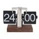 thumbnail image 2 of Reloj Mecánico Con Tapa, Base De Madera, Reloj De Escritorio Con Tapa, Acero Inoxidable, Con Pilas Para Oficina, 2 of 7