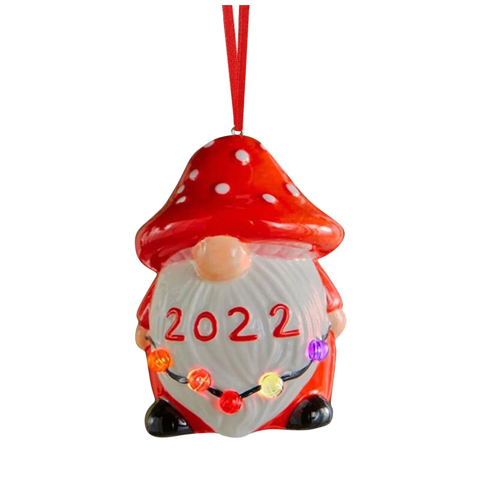 Commemorative Lighted Holiday Ornaments Christmas Decoration Souvenir Pendant Ornament