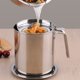 thumbnail image 4 of 1.6L Grease Container 304 Stainless Steel Cooking Oil Can Mesh Strainer for Home Oil Keeper, 4 of 5