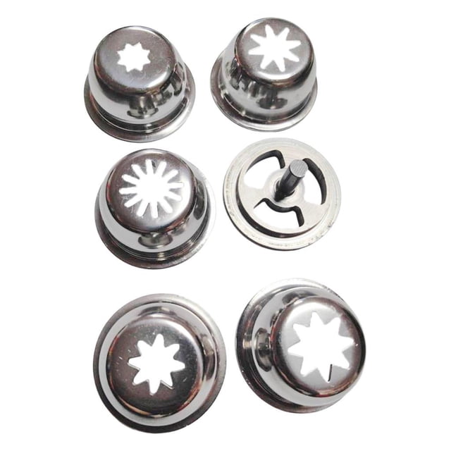 Transemion Churros Maker Nozzles Kit Attachment Churros Replacement Spare Machine Parts