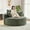 Green, variant on YWEN Oversized Round Chaise Longue Chair Indoor, Modern 55-inch Upholstered Corduroy Deep Seat Circle Single Cloud Lounge Floor Sofa Chair for Living Room, Bedroom Apartment