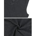 thumbnail image 5 of Purcoar Men's V-Neck Sweater Vest Sleeveless Knit Pullover, 5 of 9