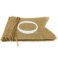 thumbnail image 4 of Shimmer Anna Shine Oh Baby Burlap Reusable Party Banners, 5 inches x 7 inches, 100% burlap White, 4 of 5