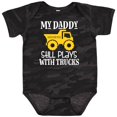 thumbnail image 3 of Inktastic Construction My Daddy Still Plays with Trucks Boys or Girls Baby Bodysuit, 3 of 5