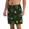 thumbnail image 2 of Disketp Men'S Swim Trunks Hawaiian Breathable Surf Beach Swimsuits Mesh Lining Beach Shorts With Pockets-St. Patrick'S Day8, 2 of 9