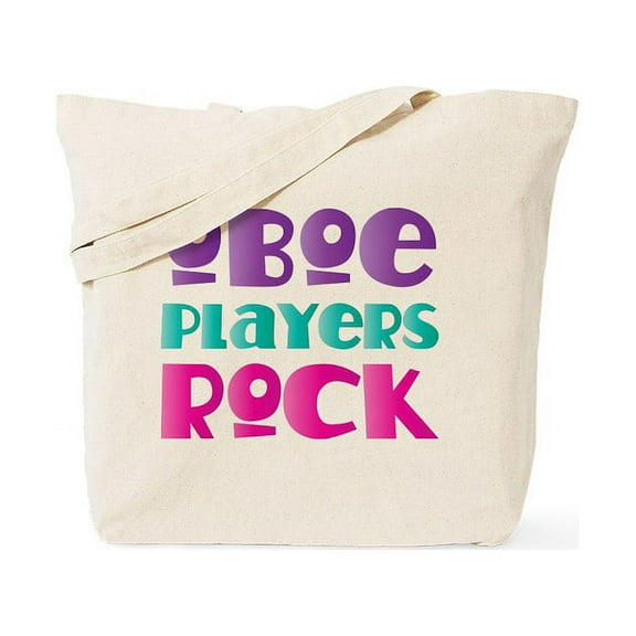 CafePress - Oboe Players Rock Tote Bag - Unisex Canvas Tote Bag, Beige, 1-Piece