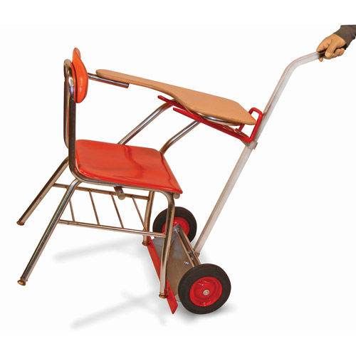 Raymond Products Student Desk and Stacked Chair Mover, 700
