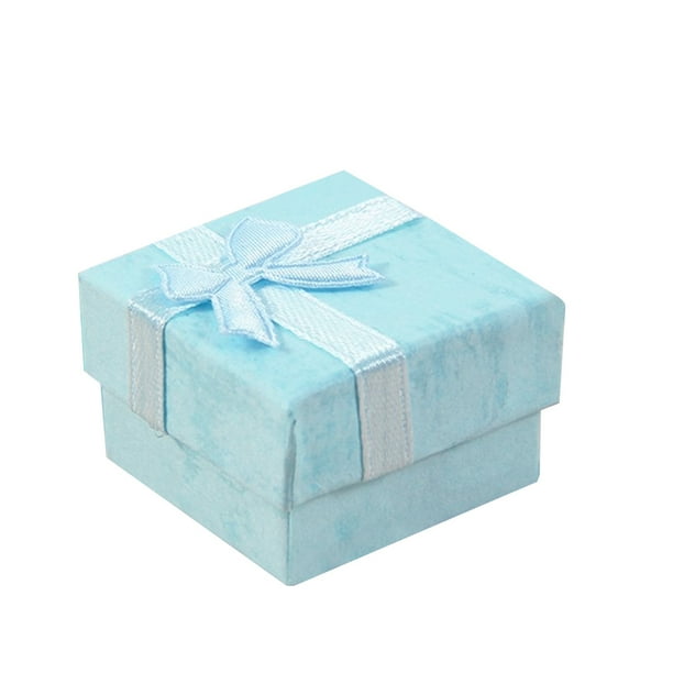 Qarigey Caja de regalo de 24 uds, bolsa de dulces de Chocolates personalizada, caja de joyería para pendientes, cajas de Navidad para bodas y bebés, Ropa, zapatos y accesorios Miscelánea Cielo azul Qarigey AP000572-05