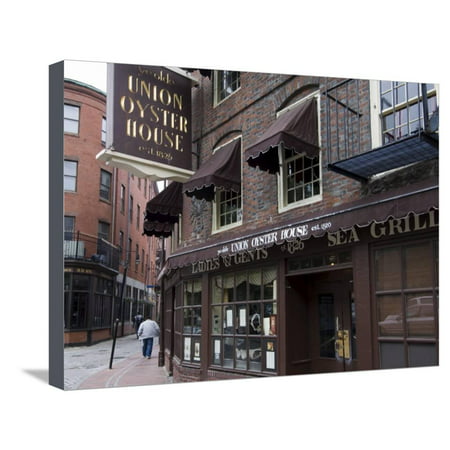 The Union Oyster House, Blackstone Block, Built in 1714, Boston Stretched Canvas Print Wall Art By Amanda (Best Oyster House In Boston)