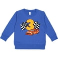 thumbnail image 2 of Inktastic Number Three Race Car Toddler Sweatshirt, 2 of 4