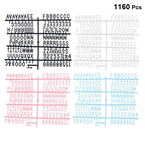 USHOBE Felt Board Message Board with Alphabet for Family and Friends 8Pcs 11.8x9.8in