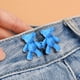 thumbnail image 2 of Cute Bear No-Sew Waist Button, Jean Buttons Pins For Loose Jeans Waist Button, No Sewing Required, Waist Tighten Metal Waist Button Pin For Jeans, 2 of 3