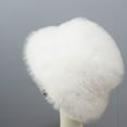 thumbnail image 4 of Baohd AcrylicFibers Outdoor Activities Faux Fur Bucket Hat Is Functional Accessory Winter Hat For Women White, 4 of 6