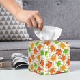 thumbnail image 6 of Yiaed Maple Leaves1 Print Tissue Box Cover, PU Leather Decorative Organizer for Tabletop, Bathroom, Car, Office Creative Decorative, 6 of 7