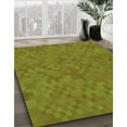 thumbnail image 3 of Ahgly Company Machine Washable Indoor Round Transitional Pistachio Green Area Rugs, 6' Round, 3 of 7