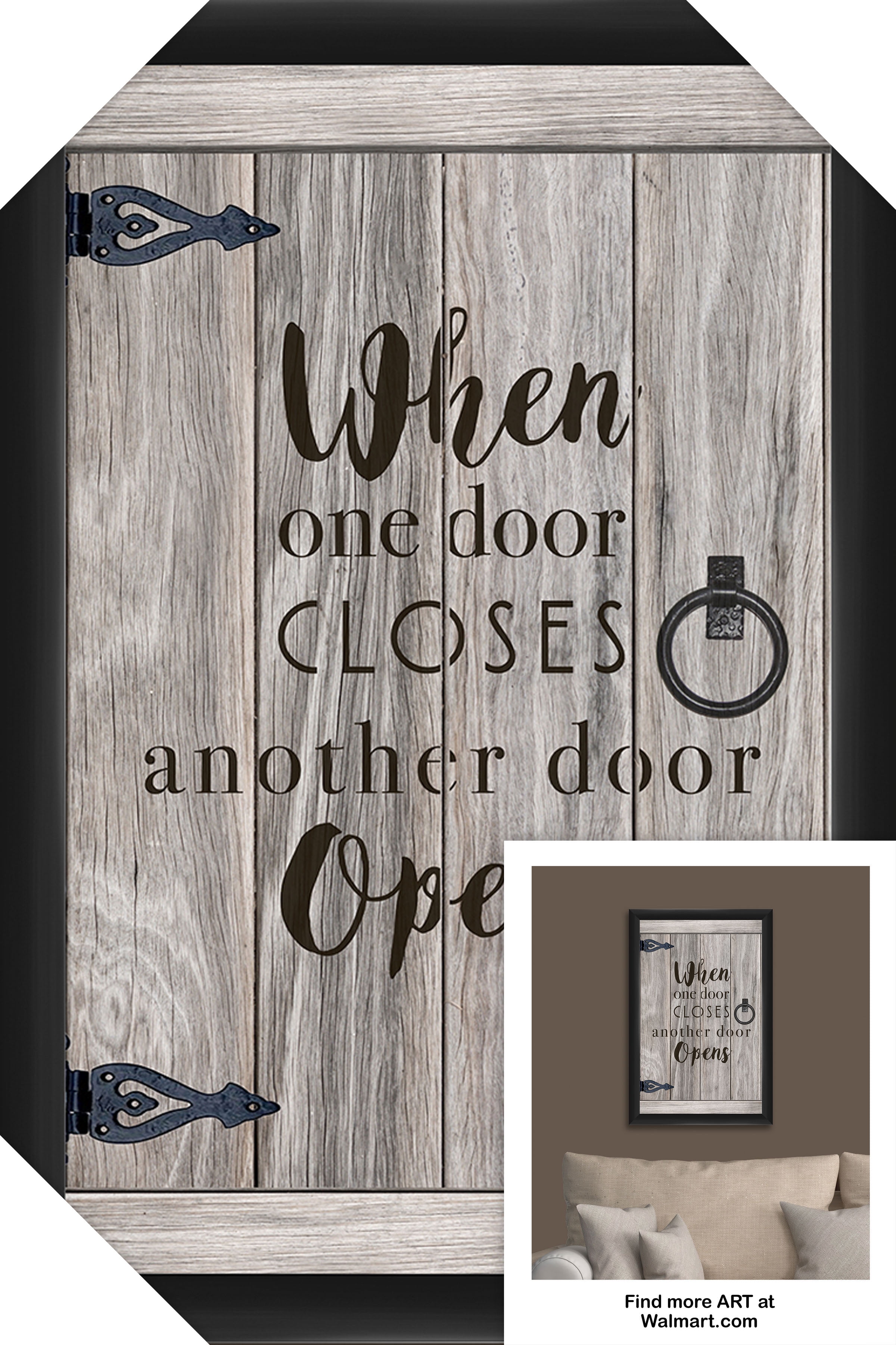 Ptm Images 15 X 23 When The Door Closes Decorative Wall