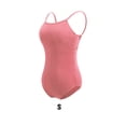 thumbnail image 2 of Minnieouse Body de baile, leotardo de Ballet, traje de baile, forma del cuerpo, accesorios exquisitos para mujer, ropa de gimnasia con entrepierna Disfraces de disfraces marrón rosa S, 2 of 6