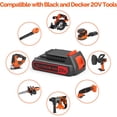 thumbnail image 2 of Reemplazo de Batería FORBETER 20V 3.0Ah para Black and Decker, 2 of 8