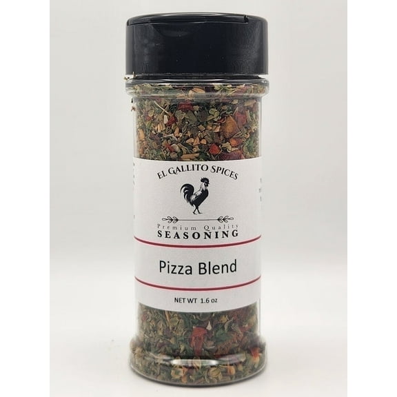 El Gallito Spices Premium Seasoning Pizza Blend, 1.6 oz Jar
