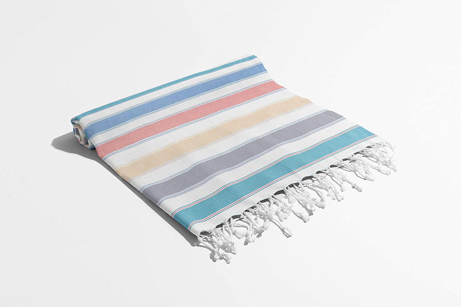 Striped Fair Trade Towels Beige Stripe Turkish Towel Blue Stripe Bath Towel Gray Hammam Beach Towel Blue Turkish Cotton Peshtamals Towel