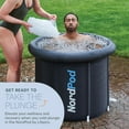 thumbnail image 2 of LifePro Baignoire à Plongeon Froid de 102 Gallons – Bain de Glace Portable pour Athlètes et Adultes, Piscine de Récupération Extérieure avec Couvercle, Sac de Transport – Plage de Température -20 °C à 50 °C, 2 of 8