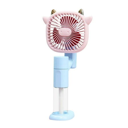 

Midsumdr Travel Fan Mini Fan Portable Hand Held Fan Portable Misting Fan USB Rechargeable Mini Fan With Spray Bottle Personal Fan Cute Hand Held Fan Outdoor Air Conditioner