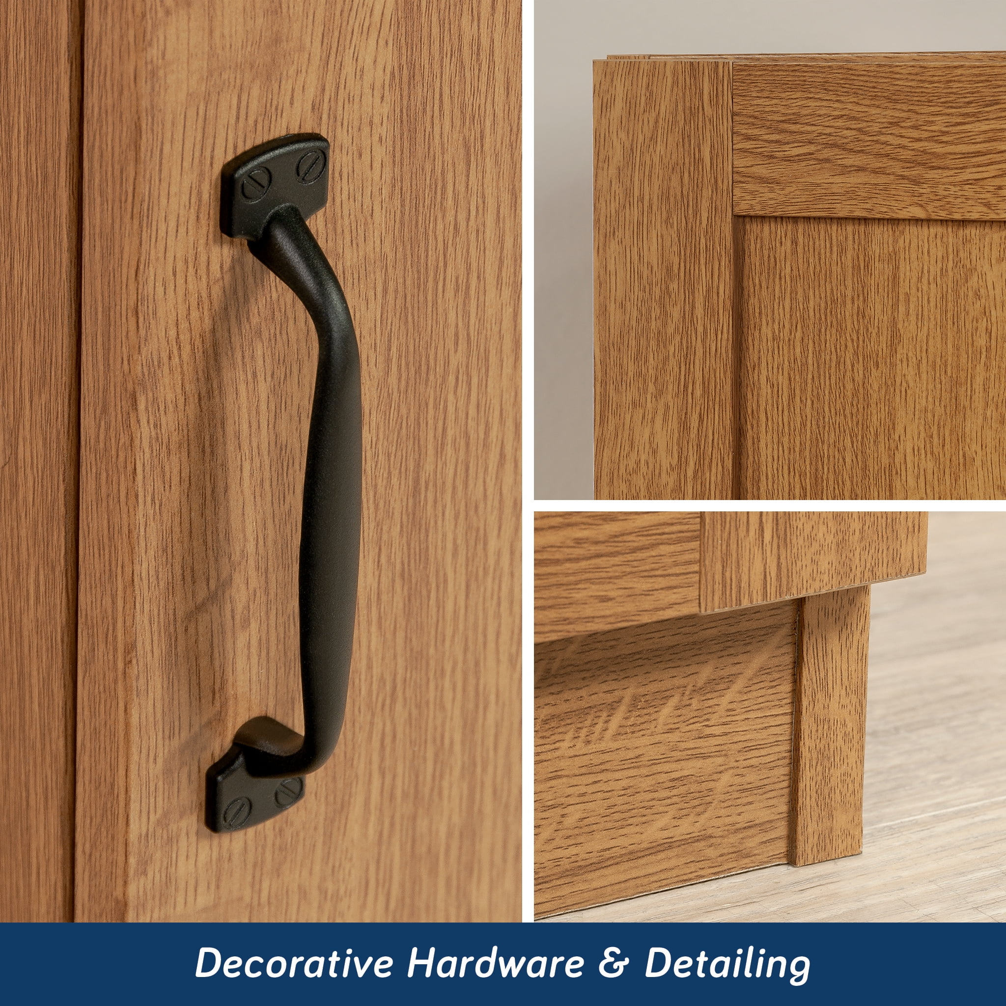 Sauder highland oak storage cabinet deals
