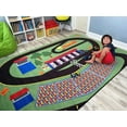 thumbnail image 2 of KidCarpet.com Racetrack Rug 4' X 6' Rectangle, Multicolored Kids Racetrack Carpet for Nursery, Classroom, Bedroom, Daycare | Floor Playroom Rug Makes a Fun Educational Gift Idea for Boys & Girls, 2 of 4