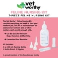 thumbnail image 3 of Vet Worthy 6-piece Kitten Bottle Feeding Kit - Includes 1 Graduated Cat Nursing Feeder (2 ounce), 5 Soft Nipples, and a Cleaning Brush - Reusable, Easy-to-Clean Newborn Kitten Feeding Bottle, 3 of 3
