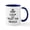White/Navy Inside, variant on CafePress - Keep Calm And Trust The Oracle Mugs - 11 oz Ceramic Mug - Novelty Coffee Tea Cup