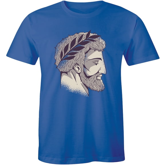 Roman God Crown Emperor Laurel Wreath Greek Man Warrior Men Ancient T-Shirt