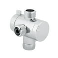 thumbnail image 1 of ABS 3-Way Shower Head Diverter Valve Connector Adapter Home Bathroom Accessory, 1 of 10