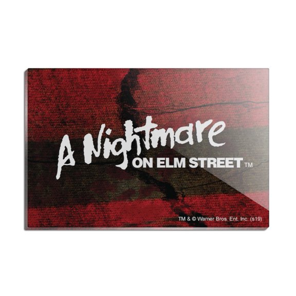 A Nightmare on Elm Street Logo Rectangle Acrylic Fridge Refrigerator Magnet