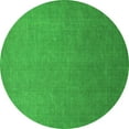 thumbnail image 1 of Ahgly Company Indoor Round Oriental Green Industrial Area Rugs, 7' Round, 1 of 4