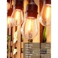 thumbnail image 4 of Cadena de luces LED para exteriores Svater de 23 m con 26 bombillas S14 IP65, 4 of 7