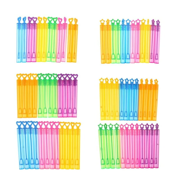 Divertidas botellas de burbujas de jabón para exteriores, juguetes para el hogar, decoración de boda, corazón para niños, 24 Uds. Sywqhk libre de BPA