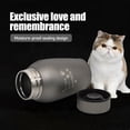 thumbnail image 4 of Arcticwind Pet Cremation Urns for Dog and Cat Ashes, Memorial Paw Print Urn, Stainless steel, To commemorate your pet friend, Matte gray, 4 of 6