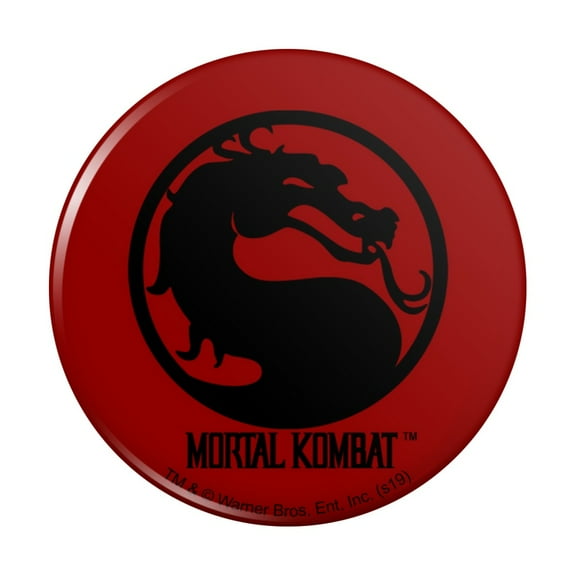 Mortal Kombat Symbol Pinback Button Pin