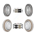 thumbnail image 1 of Transit Auto Front Semi-Metallic Rear Ceramic Pads and Coated Disc Brake Rotors Kit for Car 2015 Dodge Charger R T Scat Pack with 6.4L KGA-102365, 1 of 11