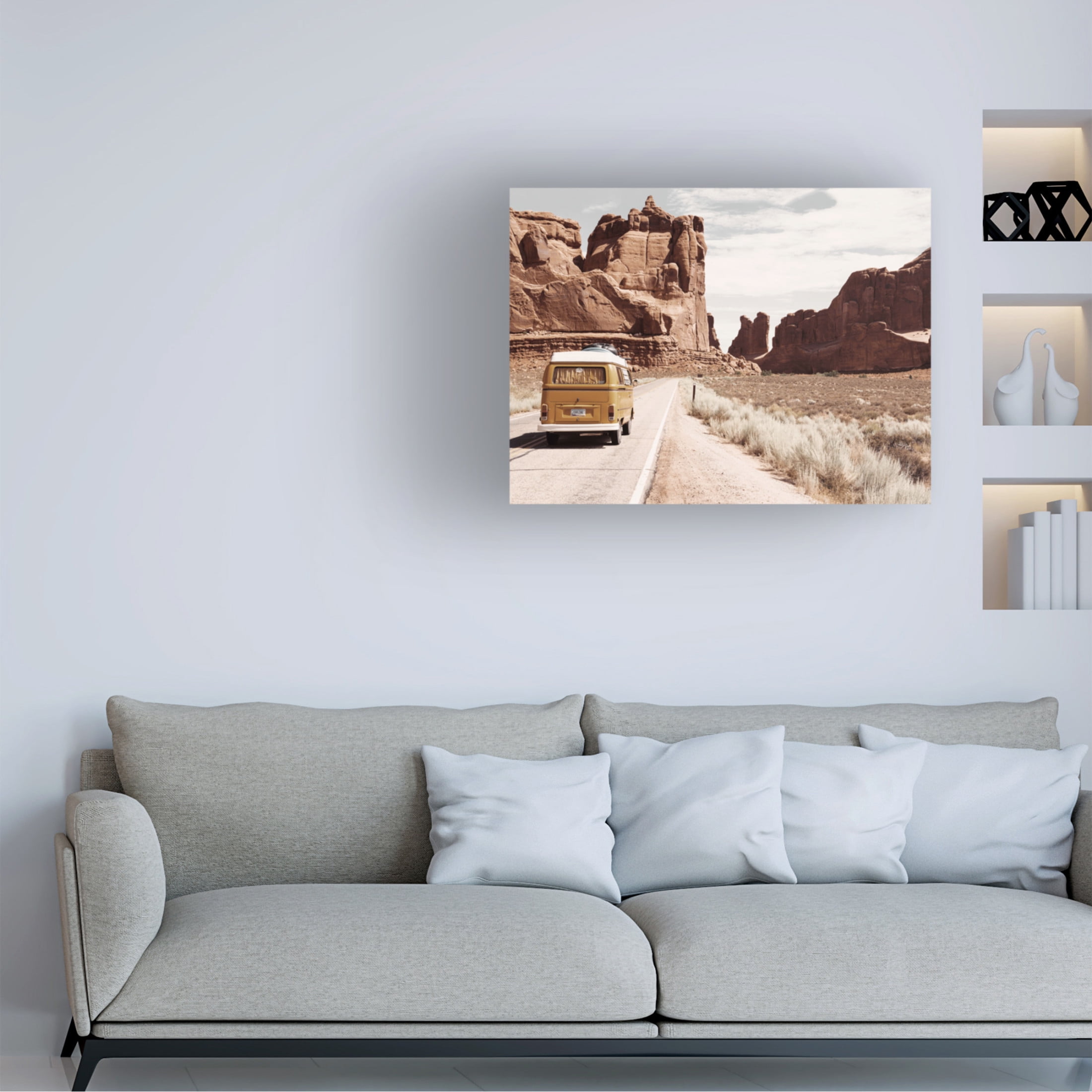Canvas Wall Art - Krista Broadway 'Hohokam' Wall Art for Living Room, Bedroom, or Office Décor by Trademark Fine Art - 19 x 14 Inches