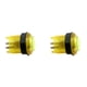 thumbnail image 1 of Monstrate Botón pulsador iluminado Accesorios transparentes Interruptor de consola Luz a presión Reemplazo Gabinete de inicio Venta pequeña Videojuegos y accesorios Amarillo, 1 of 6