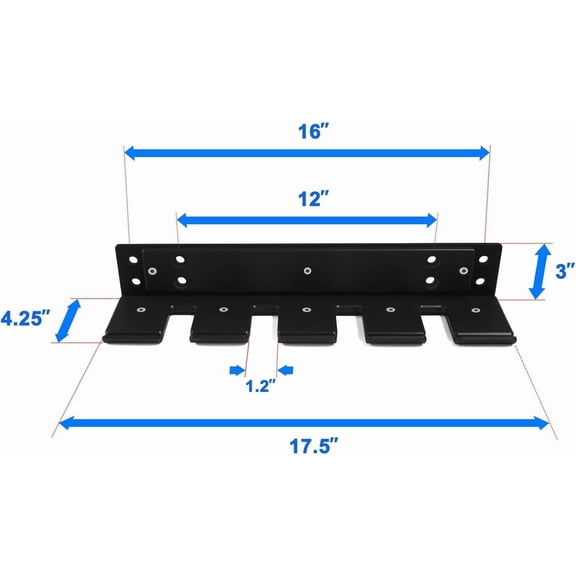 Vertical Wall Mounted Olympic Barbell Holder, Barbell Storage Rack, Hanging Barbell Rack for Home Fitness Equipment